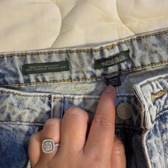 Wild Fable Light Blue Jean Shorts - Picture 3 of 4